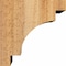 Ekena Millwork Mediterranean Rough Sawn Corbel, Western Red Cedar, 6"W x 6"D x 6"H COR06X06X06MED00RWR - alternate 3